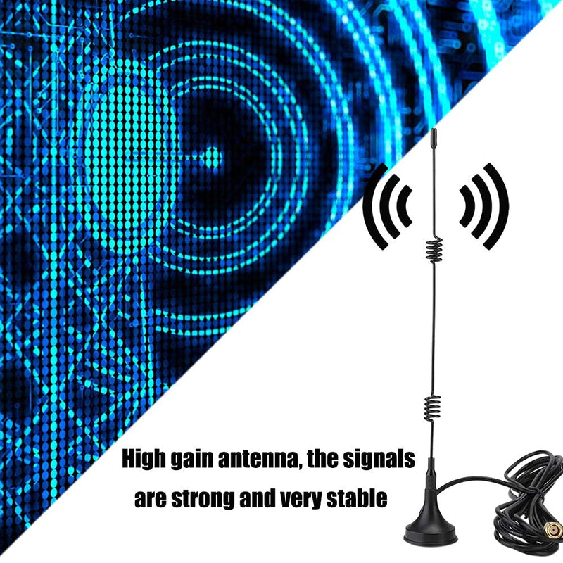 2.4GHz 8dbi Antenna SMA Female Plug with Magnetic Base High Gain for ZigBee Module Router Network Card (10m/32.81ft)