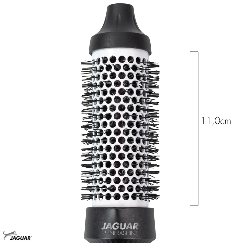 JAGUAR TB Infrashine Thermal Brush | Thermal Brush with Infrared Heating and Ion Booster | 2-in-1: Styling and Care in One Tool | Professionally Designed For You