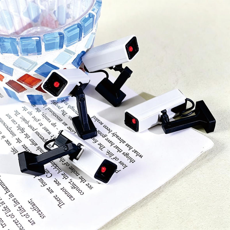 2Pcs Computer Monitor Decor,Simulation Camera，Automobile Simulation Camera，It Can Bring Emotional Value, Relieve Stress and Avoid Unnecessary Troubles.