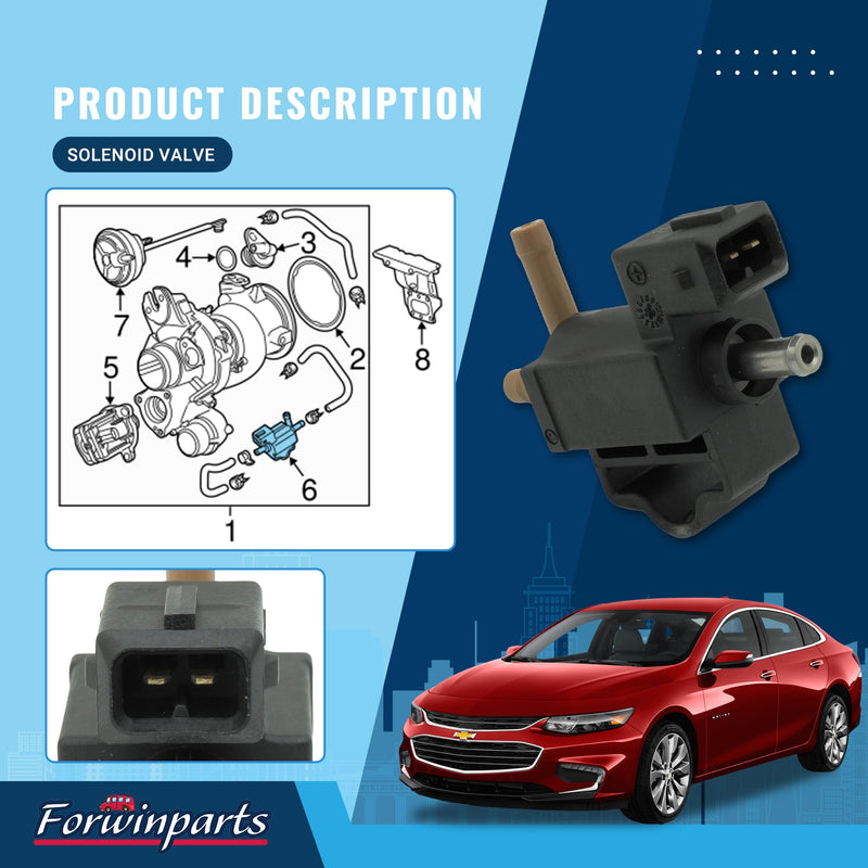 55573259 703351120 Solenoid Valve for 2016 2017 2018 2019 Buick Encore Chevrolet Cruze 2018 2019 2020 2021 2022 Chevrolet Equinox GMC Terrain 1.4L 1.5L #V40630058