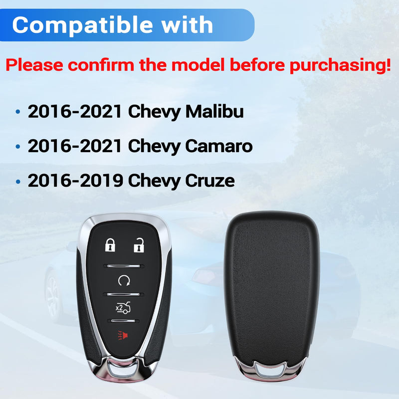 Key Fob Fits for Chevy Malibu Camaro 2016-2021/ Cruze 2016 2017 2018 2019 | Car Keyless Entry Remote Control HYQ4EA