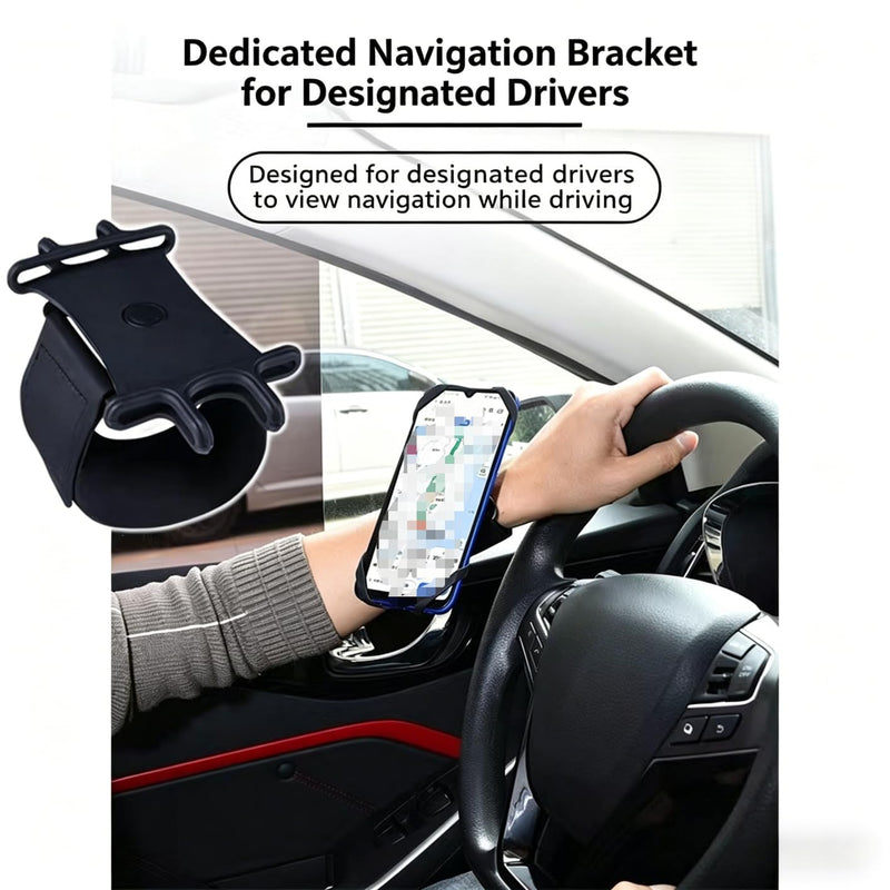 360° Rotating Armband Phone Mount, Elastic Sport Wristband for Running Cycling Driving Navigation
