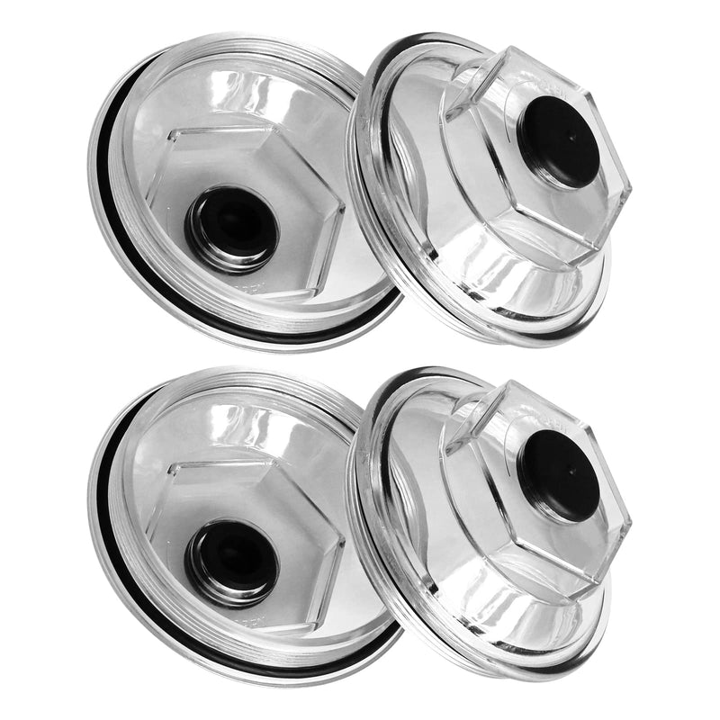 Oil Bath Dust Caps,for Dexter 9k-10K General Duty Axles Built After 1989, for Dexter 10K HD, 12K, 15K 4.0" Threads Trailer Axle Plastic Cover 21-36 Oil Caps 4PCS Kits, K71-148-00