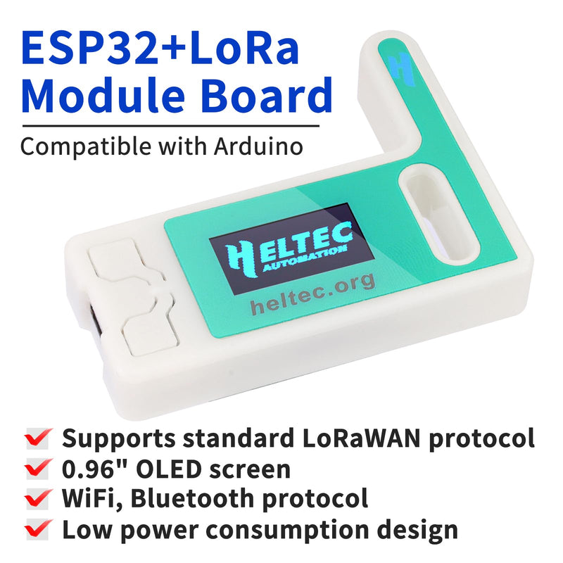 2 Pack ESP32 LoRa V3 Module Board - with 915MHz Antenna and SX1262 LoRa V3 Case Devices for Meshtastic Arduino LoRawan IOT 2