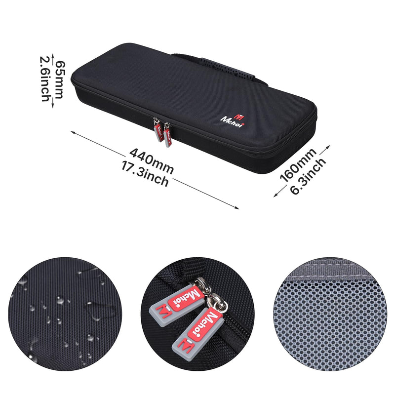 Hard Shell EVA Carrying Case for Logitech Alto Keys K98M, Custom Fit Protective Storage Box with Mesh Pocket for Keyboard Mouse Cables, Shockproof Travel Organizer for Mechanical Keyboards