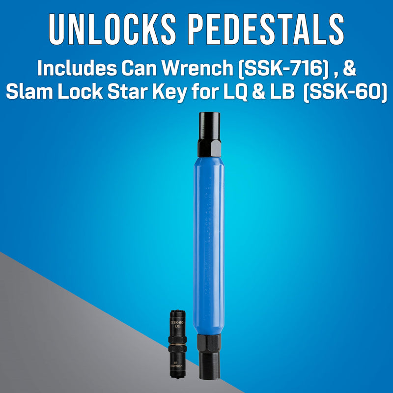 Jonard Tools SSK-600 Star Key Can Wrench Kit for LQ & LB Patterns SSK-600 Star Key Kit for LQ & LB
