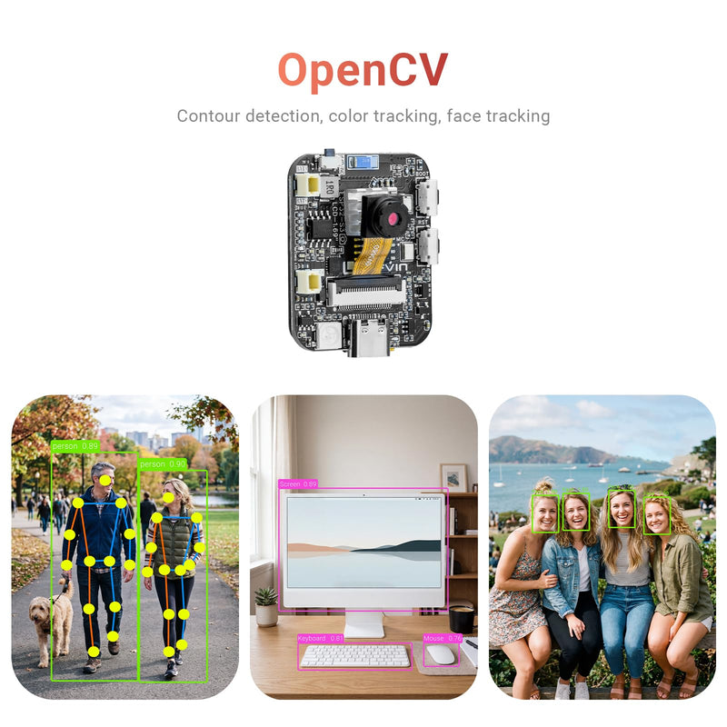 LAFVIN ESP32-S3 1.69" LCD Development Board with Camera, AI Vision Voice Development Kit, Programmable IoT Board with Mic Speaker for STEM Education