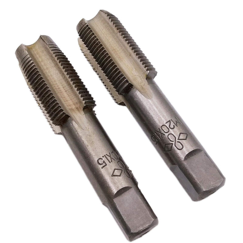 Yodaoke HSS M20 x 1.5mm Taper and Plug Tap and M20 x 1.5mm Die Metric Thread Right Hand