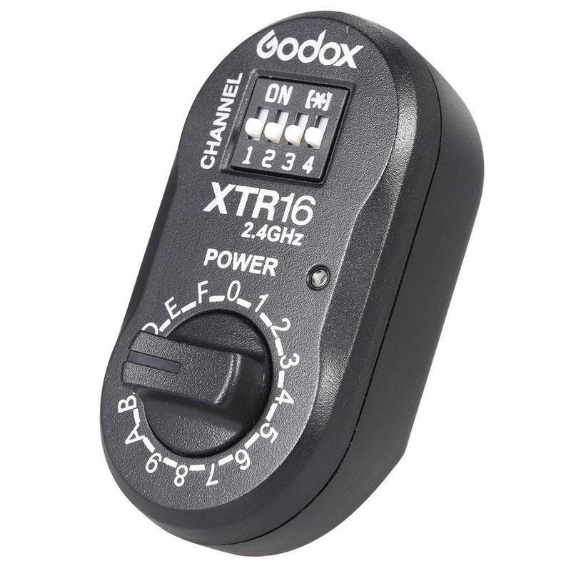 Godox 2.4G Wireless XTR-16 Receiver for X1C X1N XT-16 Transmitter Trigger Wistro AD360/DE/QT/DP/QS/GS/GT Flash Series