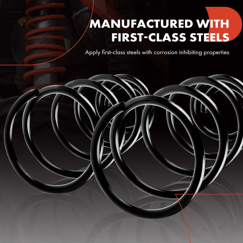 A-Premium 2PCS Rear Suspension Coil Spring Set Compatible with Jeep Grand Cherokee 1999 2000 2001 2002 2003 2004, 4WD, RWD, Replace# 80871
