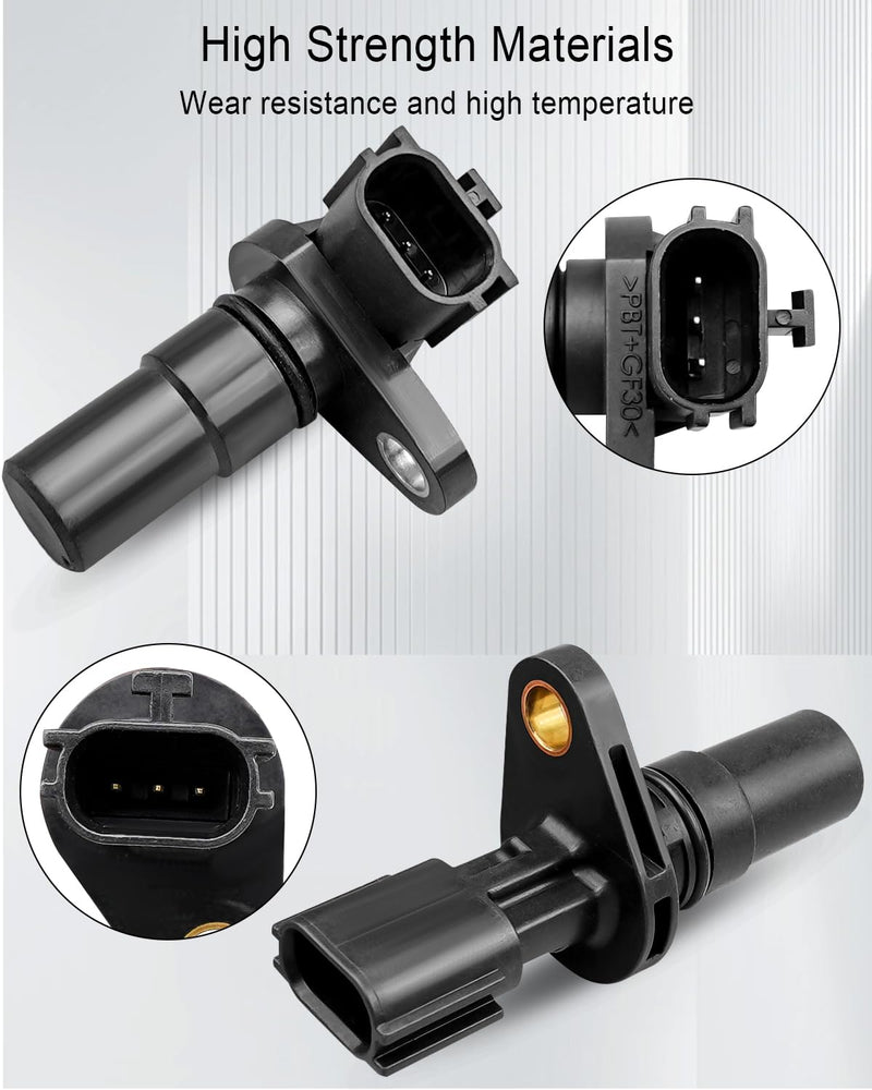Replace 31935-8E007 31935-1XF01 Transmission Speed Sensor Fit for Nissan Altima Versa Sentra Rogue Juke NV200 2007-2015, Vehicle Input/Output Sensor Set of 2