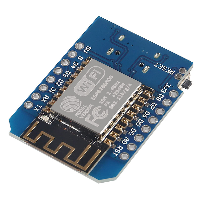 AITRIP 10pcs Development Board D1 Mini Type-C USB NodeMcu Mini Wireless D1 Module for ESP8266 ESP-12F 4M Bytes WLAN WiFi Internet Development Board Compatible with Arduino 10PCS D1 MINI TYPE-C