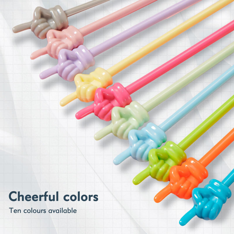 10 Pcs Pointer Stick for Classroom, Colorful Finger Pointer Stick,Cute Teacher Pointer Stick, Finger Pointers for Kids Reading, Finger Pointer Stick
