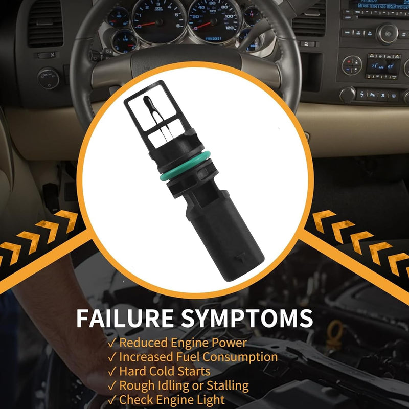 Air Charge Temperature Sensor & Connector Harness Pigtail for Chrysler Dodge Avenger Challenger Charger Durango Grand Caravan Journey Jeep RAM IAT 2011-2024 Replaced OE# 5149182AA, 5149182AB