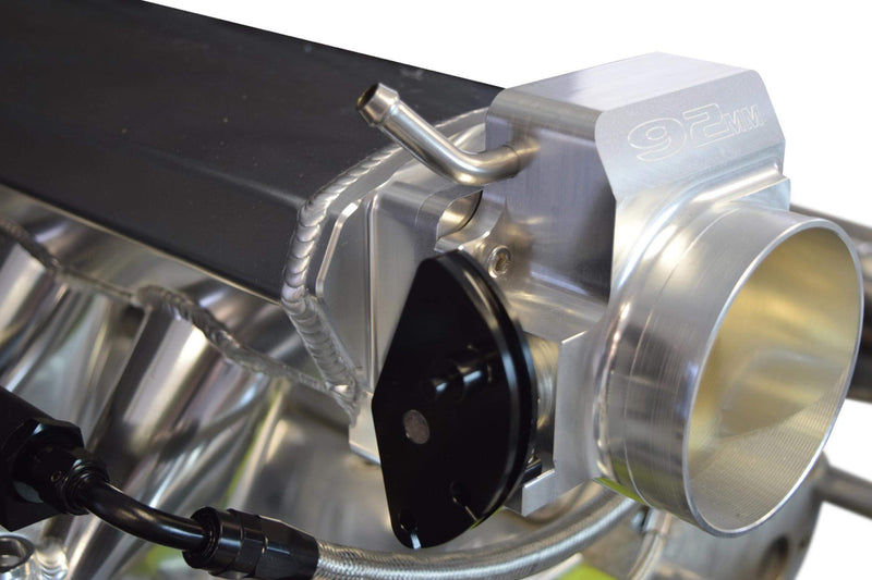 ICT Billet LS 92mm Throttle Body to 102mm Intake Manifold 4 Bolt TB Adapter LS1 LS3 LSX 551571 Natural