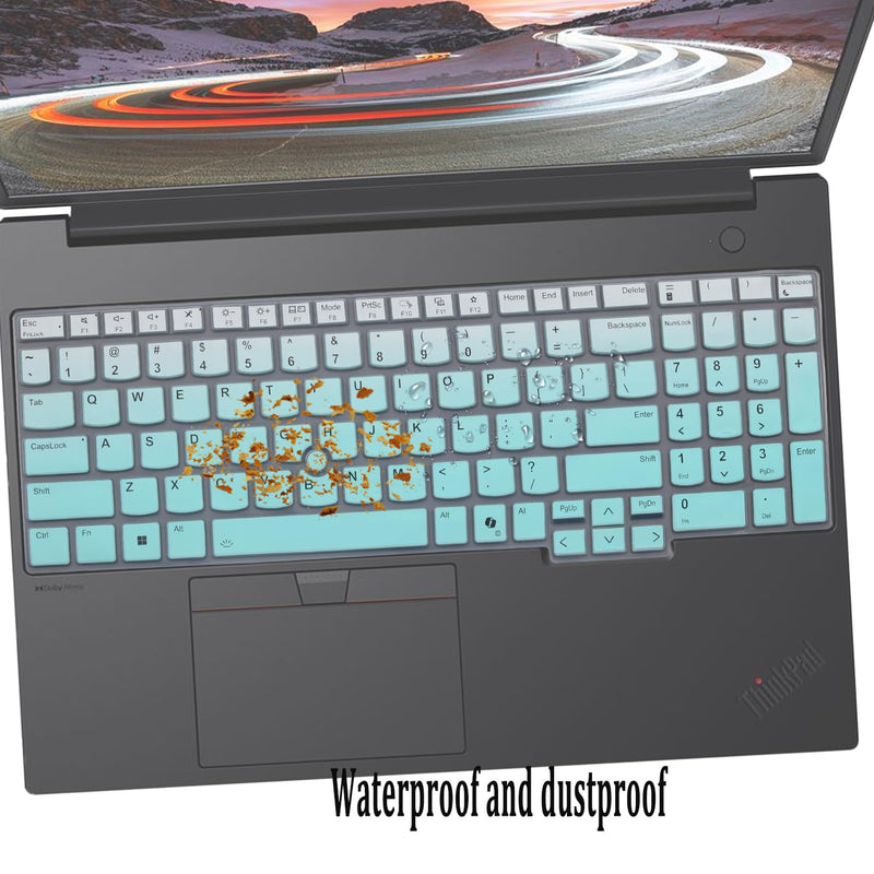 Keyboard Cover for 2026 2025 Lenovo ThinkPad T16 Gen 4/Gen 3 16", ThinkPad E16 P16s Gen 3 16", ThinkPad L16 Gen 2/Gen 1 16" US Protective Keyboard-MGreen MGreen