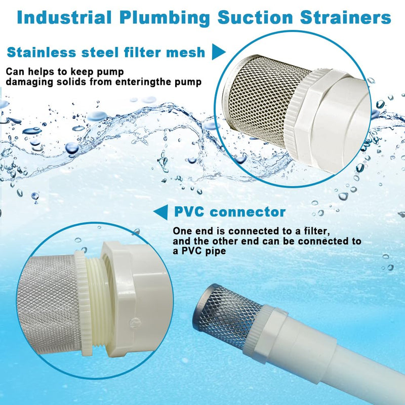 3 inch Stainless Steel Filter DN80/3" Suction Strainers Used to Remove Debris and Reduce Solid Entry（1pcs） 3"DN80