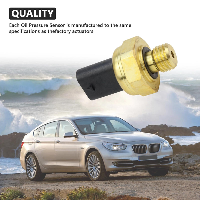 Engine Oil Pressure Sensor ompatible 2009-2019 for BMW X3 X5 M4 Z4 325i 328i 330i 335i 435i 535i 640i 740i Mini Cooper Replacement # 12617592532