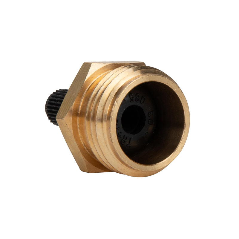 Camco RV Brass Blow Out Plug - Essential RV Winterizing Tool - Heavy-Duty Brass Construction - Helps Clear Your Water Lines During RV Winterization and Dewinterization (36153) 5.50 x 3.63 x 1.24 Inches