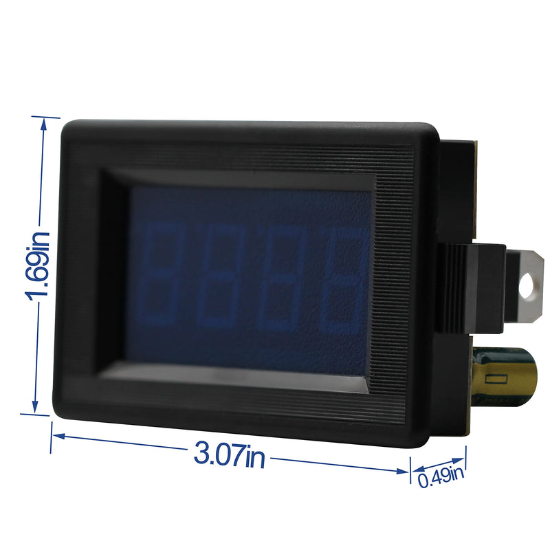 DIGITEN DC 12V 24V 4 Digital Blue LED Counter Meter Up Down+Hall Proximity Switch Sensor
