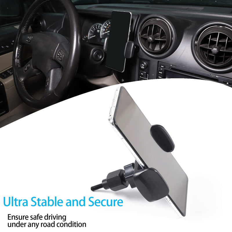 Lcojicep Car Phone Holder Compatible with Hummer H2 2003-2007 Car Phone Mount Accessories, for All Mobile Phones (Style A)