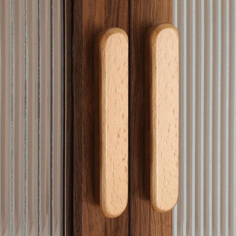 Red Wood-3.78 in 6 pcs Wood Drawer Knobs Pulls Handles Kitchen Cabinets Furniture Dresser Wardrobe Cupboard Drawer Knobs Pulls Handle Red wood-3.78