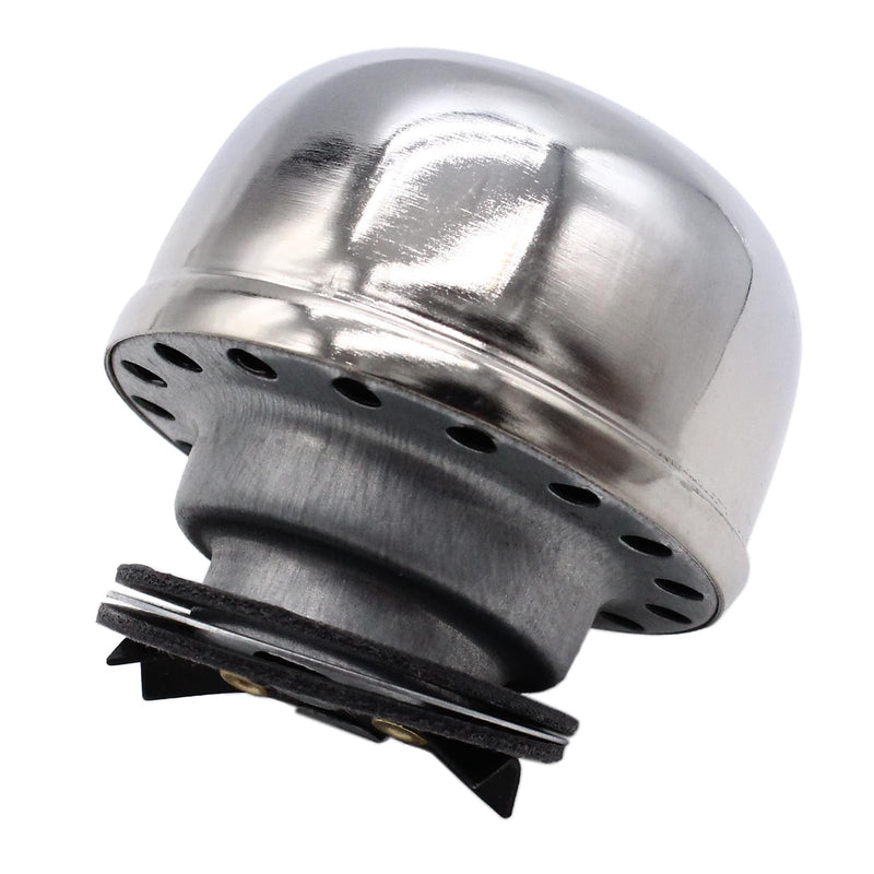 Chrome Steel Oil Breather Cap Twist On Oil Filler Cap Twist in Valve Cover Compatible with Chevy Pontiac Buick