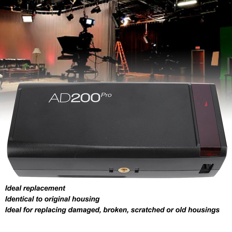 Flash Light Body Cover Case for AD200 PRO, Replacement Protective Shell with ABS Material, Precise Hole Placement