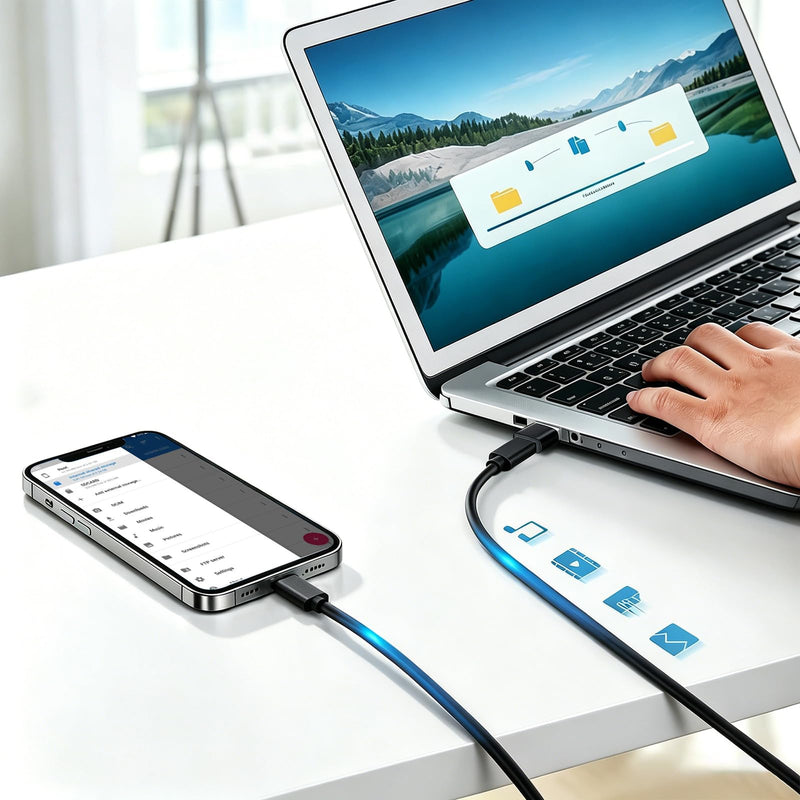 Smays USB C to USB 3.0 Adapter 10-Pack Bulk, Type C Male to USB A Female | OTG Converter for iPhone, MacBook, Samsung