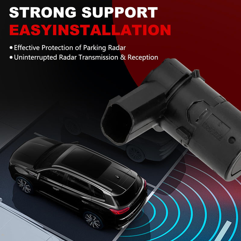  [AUSTRALIA] - Rear Backup Parking Assist Sensor Compatible with Ford F150 F250 F350 F450 F550 E-150 E-250 Escape Explorer,Lincoln Navigator,Mercury Mariner,4 PCS Reverse Bumper Parking Sensors,OE#3F2Z15K859BA