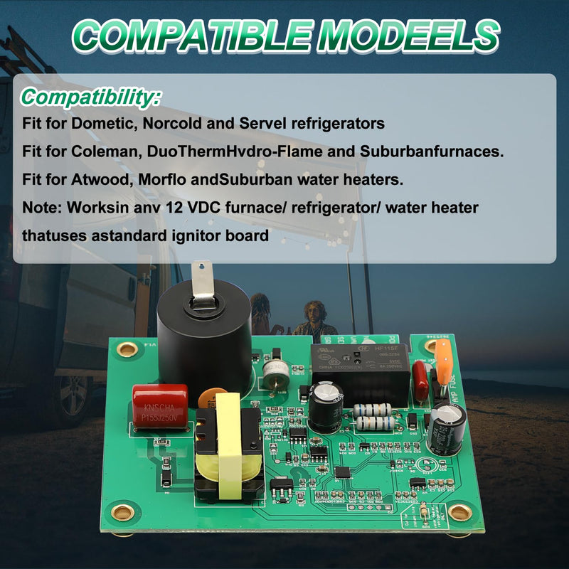  [AUSTRALIA] - UIB S/UIB-S Circuit Board Fit for Coleman、Duo Therm、Hydro Flame Furnaces | Norcold | Servel Refrigerators # 816689021010
