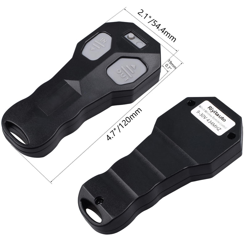 Wireless Winch Remote Control Kit for Car Truck Jeep ATV SUV 12V Handset Switch Recovery Wireless Waterproof Wireless Remote for Winch