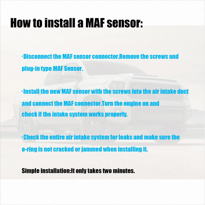  [AUSTRALIA] - Mass Air Flow Sensor 22204-22010 Compatible with Toyota 02-06 Camry 03-08 Corolla 01-10 Highlander 00-07 4Runner 99-10 Tacoma 3.4L 4.0L 01-05 RAV4 Lexus ES300/RX300 3.0L
