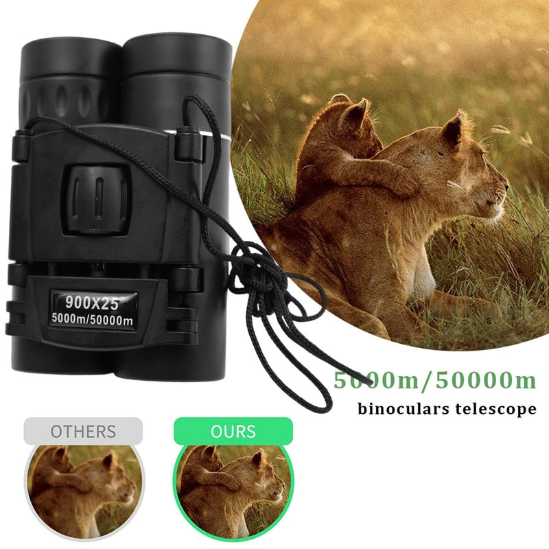 Powerful Long Range 900x25 BAK4 Telescope Low Light Jumelles for Hunting Camping Outdoor Binoculars