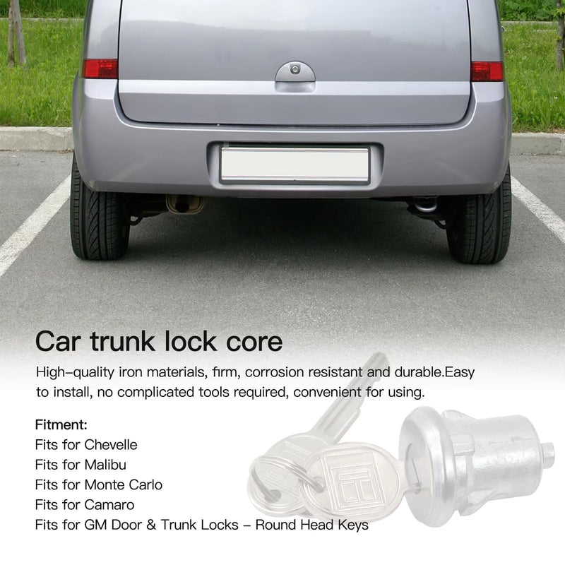 654394765282 Door Trunk Lock Key Set Replacement for Monte Carlo