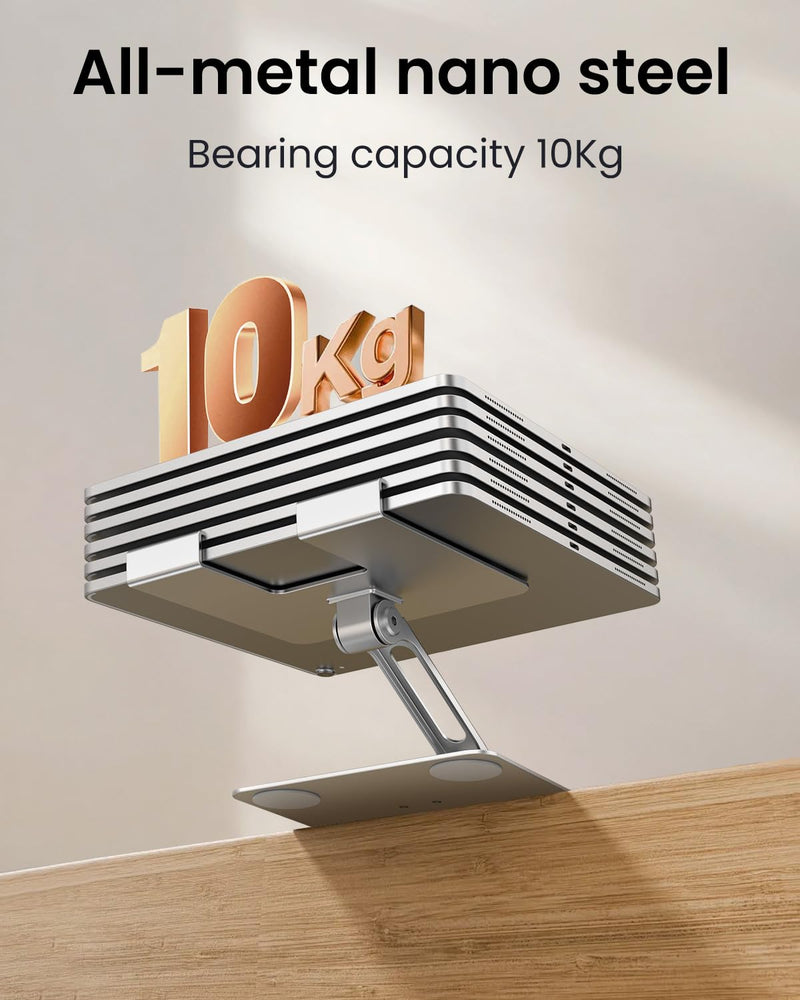 Tablet Stand 360° Rotating,Adjustable & Foldable, Super Sturdy Super Stable & Portable Tablet Holder for Office, Kitchen Compatible with iPad9.7,10.5,12.9, iPad Pro 11/12.9/13Air/Mini/Pro