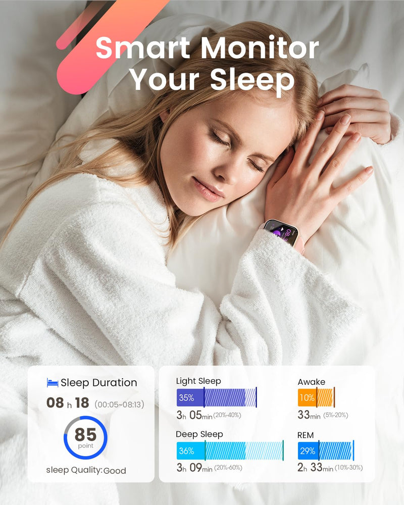 Smart Watch Women | 100+ Sports Mode Gold 1.85