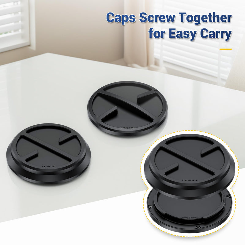 JJC Body Cap Cover & Rear Lens Cap for Hasselblad X Mount Camera XCD Lens | for Hasselblad X1D-50c X1D II 50C X2D 100C 907X & CFV 50C Camera with 35-100mm f/2.8-4 E, XCD 20-35mm f/3.2-4.5 E Lens Body Cap and Rear Lens Cap