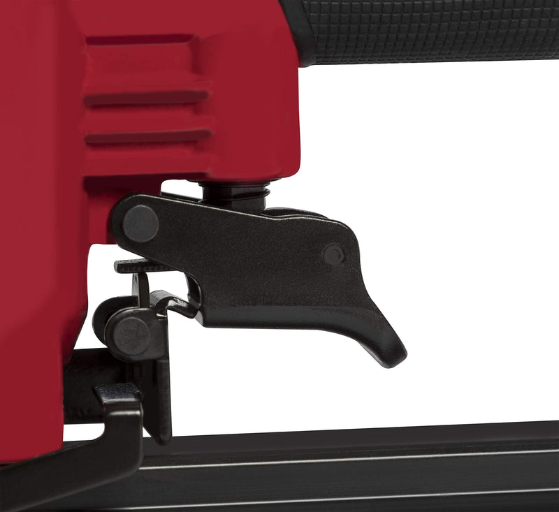 Arrow PT50 Oil-Free Pneumatic Staple Gun, Professional Heavy-Duty Stapler for Wood, Upholstery, Carpet, Wire Fencing, Fits 1/4”, 5/16”, 3/8", 1/2", 9/16” Staples , Red 1 Unit