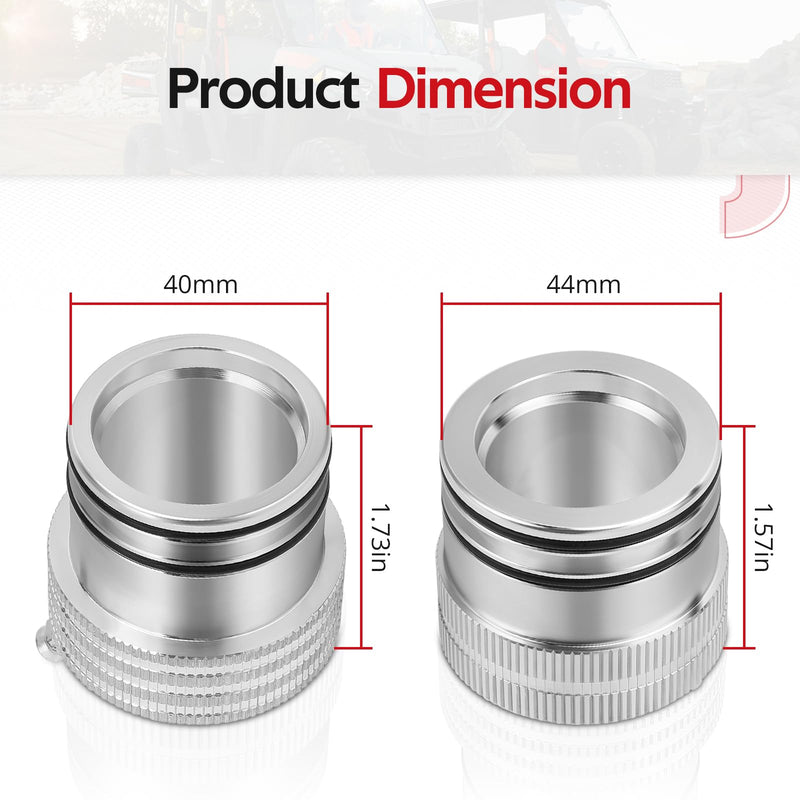 JAVIK 44MM / 40MM Front Rear Wheel Bearing Greaser Tools for Polaris Ranger 570 700 800 900 1000 XP HST RZR 570 800 PRO XD ACE 570 900 Brutus HD