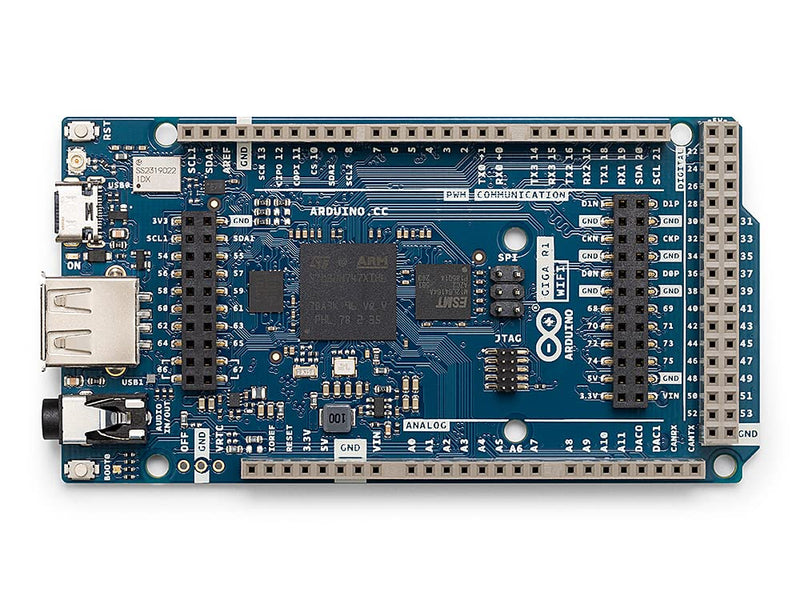 Arduino Giga R1 WiFi [ABX00063] – High-Performance Microcontroller with Dual-Core ARM Cortex-M7 & M4, Wi-Fi, Bluetooth, and Advanced I/O for IoT & Edge Computing