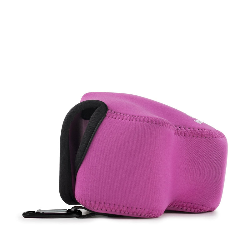 Megagear Nikon Coolpix L340 Ultra Light Neoprene Camera Case, with Carabiner - Hot Pink - MG787 One Size