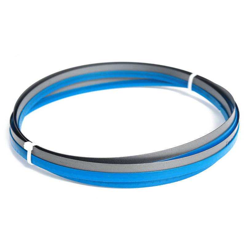 Imachinist S1301610 130" x 1" x 6/10 TPI Bi-Metal Bandsaw Blades for Cutting Non Ferrous Metal, Aluminum, Copper, Brass, Variable Teeth, M42 Grade