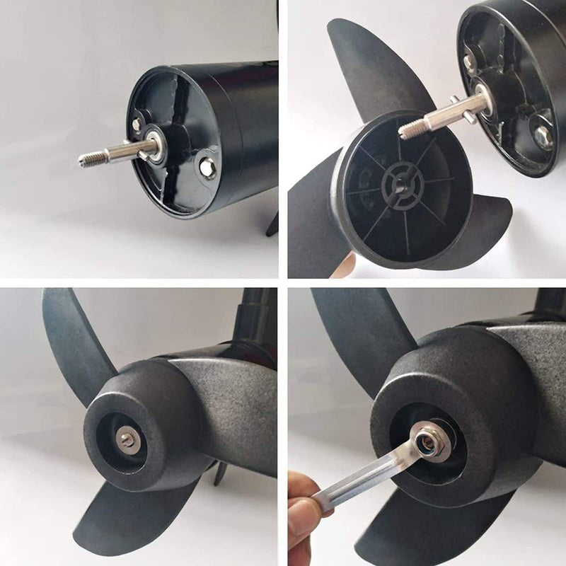 Trolling Motor Prop,Electric Outboard Propeller,3 Blades Replacement Prop,Marine Plastic Outboard Propeller for 50lb 60lb 68lb 88lb