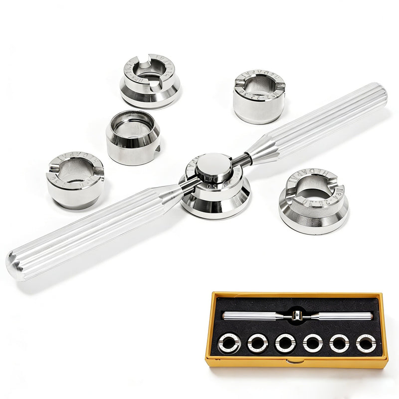 Watch Case Opener, Watch Back Remover Tool, Caseback Removal Tool Kit, Different Sized Watches Repair Set Compatible with Rolex, Watches Lid Opener