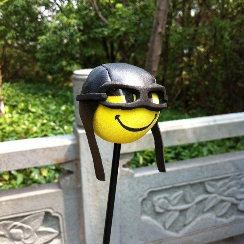 YGMONER Cute Pilot Foam Ball Car Antenna Toppers Exterior Decorations (Pilot)