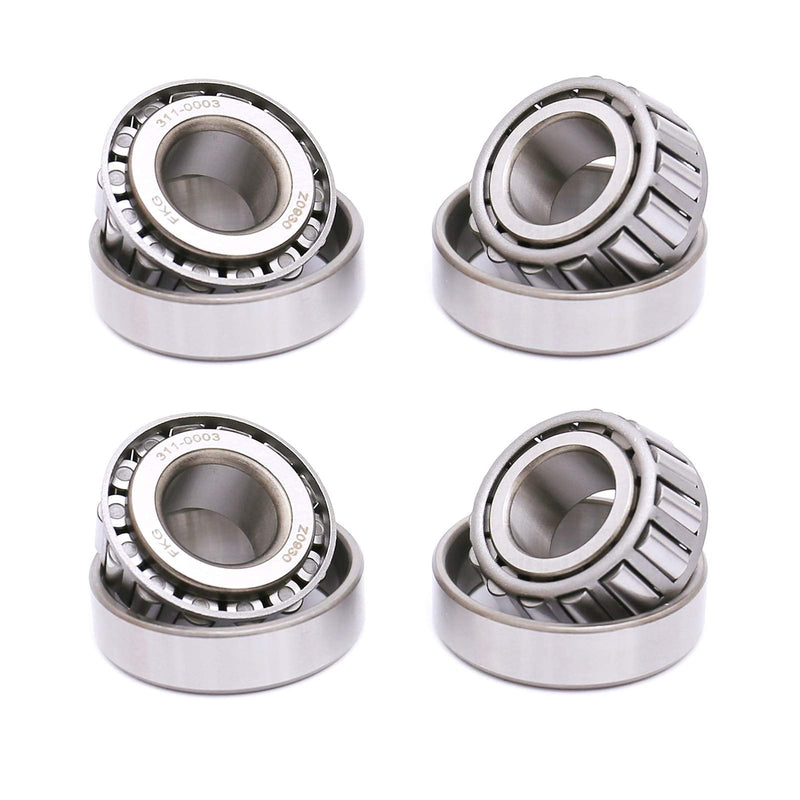 Pair of Trailer Bearing Repair Kits L-11949/10 for 3/4 Inch Straight Spindles