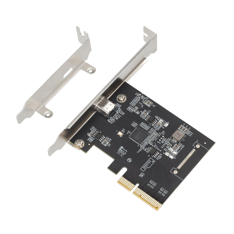 PCIe x4 to USB C 3.2 Gen2 Card, 20Gbps Type-C Expansion Card, ASM3242 Chipset, USB-C 20G Port for PC Desktop, No External Power Required