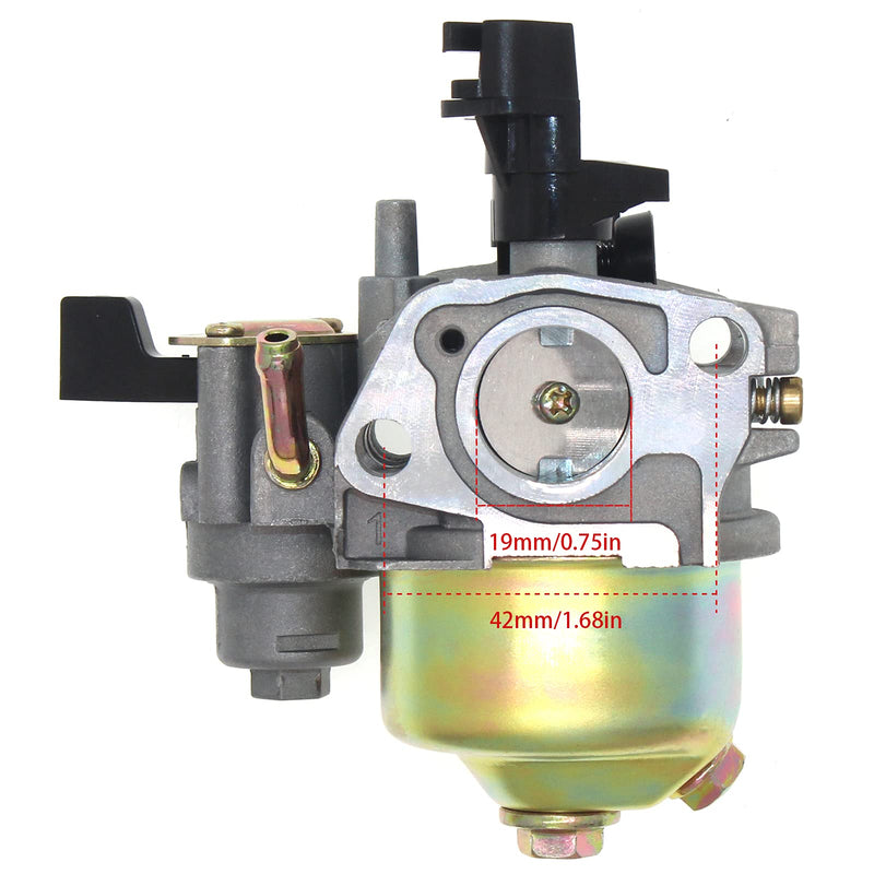 212CC Carburetor Carb for Harbor Freight Predator 60363 68120 68121 69727 69730 Engine R210 Gas Engine for 6.5 HP 212cc Go Kart OHV Engine
