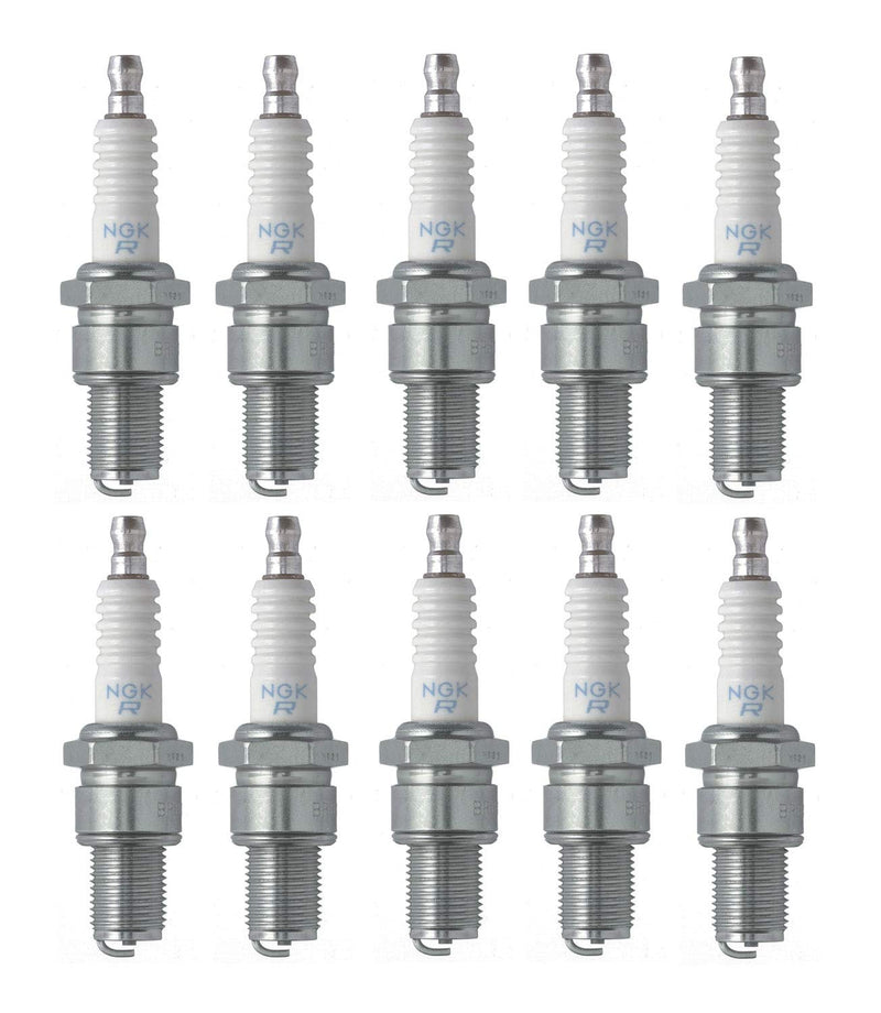 NGK 5722 Pack of 10 Spark Plugs (BR9ES)